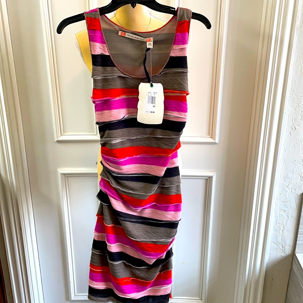 Chelsea & violet XS colorful striped dress